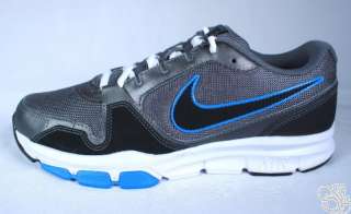 NIKE Air Flex Trainer Dark Grey / Blue Cross Training Mens Shoes New 
