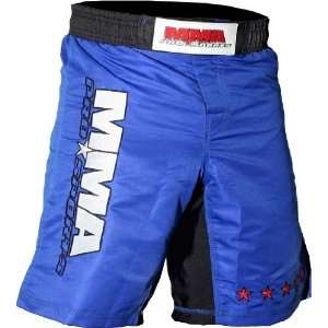  Pro Sports Series 1 Blue Fight Shorts (Size=32):  Sports 