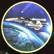 Nacelle ENTRPRISE Star Trek Voyages Plate  