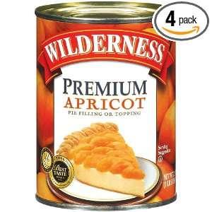 Wilderness Premium Fruit Apricot Pie Filling and Topping, 21 Ounce 