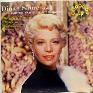 dinah shore sings cole porter label harmony records format 33 rpm 12 