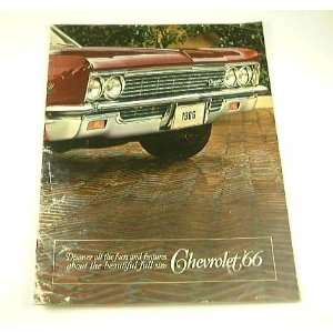  1966 66 Chevy CHEVROLET BROCHURE Impala Caprice Bel Air 