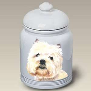  West Highland White Terrier Dog Cookie Jar by Barbara Van 