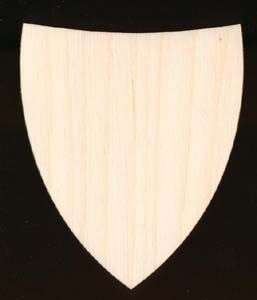 Medieval Shield Sign Unfinished Craft Wood #1375 12  