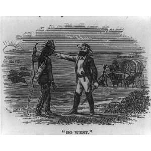   Indian,Beadle,Western Wilds,1878,ox drawn cart,sun