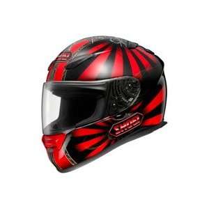  Shoei RF1100 Conqueror Full Face Helmet   Red   XX Large 