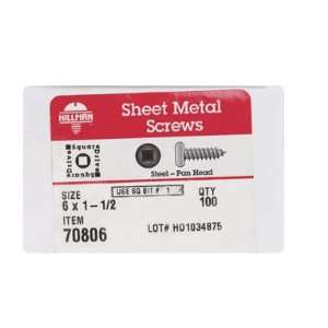  Hillman Zinc Plated Steel Sheet Metal Screws (70806): Home & Kitchen