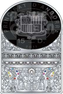   MADONNA Raphael Raffaello Renaissance Silver Coin 15D Andorra 2011