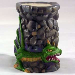  Dragon Wrapped Around Castle Tower Tealight Candle Oil 