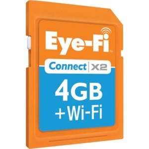  Eye Fi Connect X2 Wireless 4GB SDHC Memory Card. EYE FI CONNECT X2 