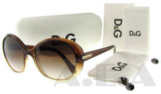 DOLCE AND GABBANA DG 8085 BROWN 1781/13 SUNGLASSES 679420395081  