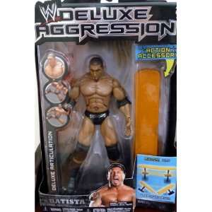  BATISTA   WWE Wrestling Deluxe Aggression Series 22 Figure 