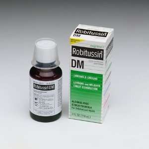  Wyeth Robitussin Dm Cough Syrup 4 Oz. Health & Personal 