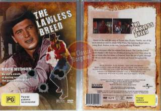 THE LAWLESS BREED Lee Van Cleef Rock Hudson NEW DVD R4  