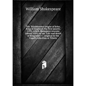   in the Capell collection at Trinity: William Shakespeare: Books