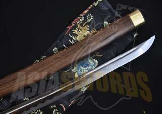   Hand Forged T10 Steel Japanese Sharpened Warrior Wakizashi Sword #182