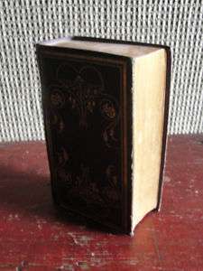 1850 GERMAN WRITING BIBLE,BIOLE,SMALL MINITURE BOOK  