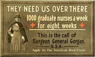 American Red Cross Recruitment Poster 1914  