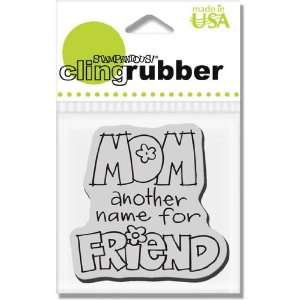 Mom Friend   Cling Rubber Stamps