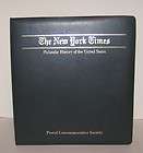 Postal Commemorative Philatelic history NEW YORK TIMES Book of 84 