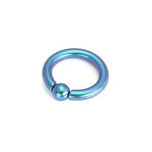  8g Titanium Captive SNAP FIT Ring Titanium Ball 8g Mix My 