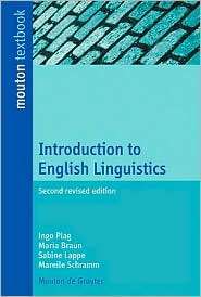 Introduction to English Linguistics, (3110214083), Ingo Plag 