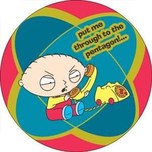  Family Guy Stewie Pentagon Button B FG 0016: Toys & Games