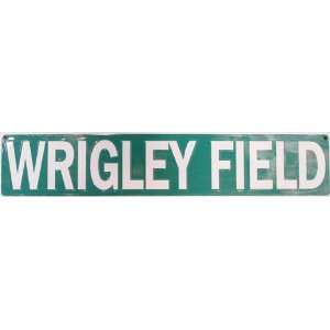  Wrigley Field 24 Metal Street Sign by National Sign 