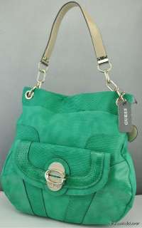 New GUESS Ladies Handbag Cool Classic Bag Jade NWT USA  