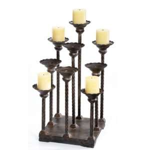  24 Raised Pedestal Multi Tier Pillar Candleholder