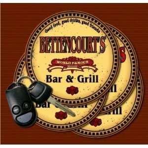  BETTENCOURTS Family Name Bar & Grill Coasters: Kitchen 