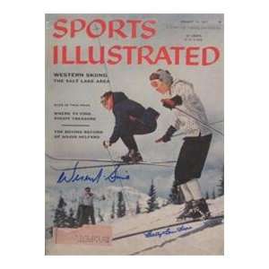 Betty Lou Sine & Wes Sine autographed Sports Illustrated Magazine 