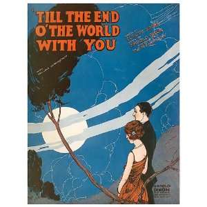   Card Sheet Music Till The End OThe World With You: Home & Kitchen