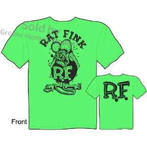SIZE 2XL Big Daddy T Shirts Black On Green Rat Fink T Shirt Ed Roth T 
