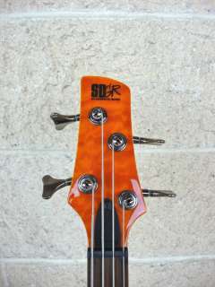 2010 Ibanez SRA500 AM (Amber) SRA Series Arched Top Electric Bass 