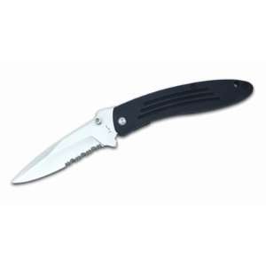  Valor Tarpon Bay 3.5 Half Serrated Spear Point Blade 