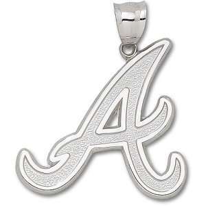 Atlanta Braves MLB A Giant Pendant (Silver)