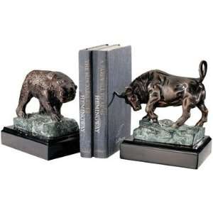  On Sale  The Bull and Bear of Wall Street Sculptures 