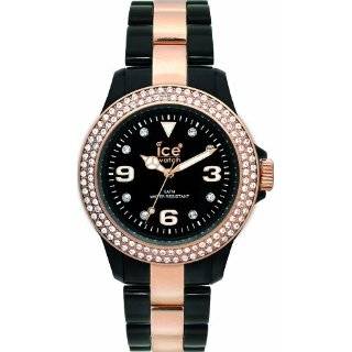 Ice Watch Unisex ST.BK.U.P.09 Stone Collection Black and Gold Plastic 