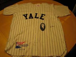 GEORGE BUSH Signed & Spence Authenticated Yale Jersey *** PLEASE VIEW 