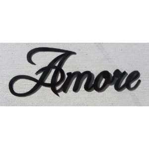  Amore Italian Word for Love Metal Wall Art Home Decor 