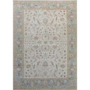  8x11 Hand Knotted Hand Spun Wool Chobi Area Rug H359