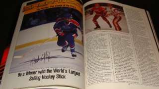 1986 World Junior Hockey Championship Souvenir Book Schedules 