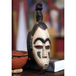  Ivoirian wood mask, Monkey Ghost