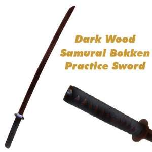  Dark Wooden Practice Samurai Bokken Sword Sports 