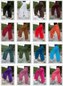   ★Yoga Wrap Pants★Cotton Rayon★OTOP FAIR TRADE CERTIFIED  