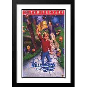 Willy Wonka Chocolate Factory 32x45 Framed and Double Matted Movie 
