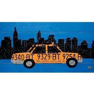  NYC Taxi License Plate   Aaron Foster