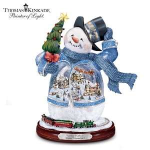  Thomas Kinkade Winter Wonderland Snowman Figurine by The 