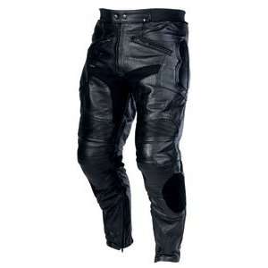  Tourmaster Apex Womens Leather Motorcycle Pants Black 